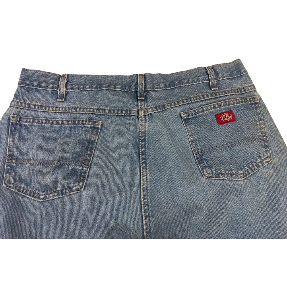 Dickies Men's Jeans Light Wash 40x32 Relaxed Fit Blue Denim Outdoor Workwear - Picture 10 of 10